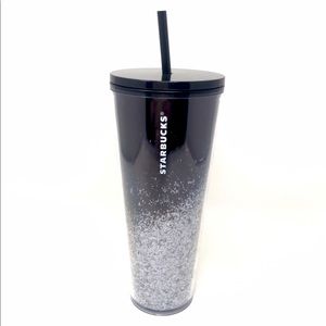 STARBUCKS Black Glitter Ombre Tumbler- LIMITED EDITION - 2019